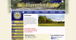 Desktop Screenshot of haverfordtownship.org