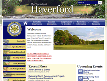 Tablet Screenshot of haverfordtownship.org